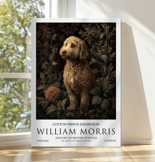 William Morris Cockapoo CANVAS WALL ART Picture Print