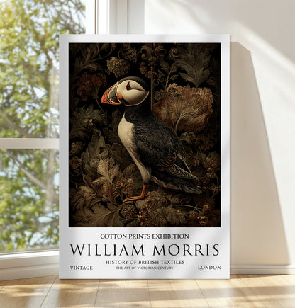 William Morris Puffin CANVAS WALL ART Picture Print 