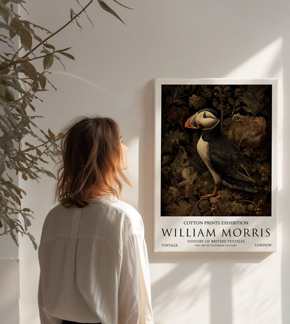 William Morris Puffin CANVAS WALL ART Picture Print