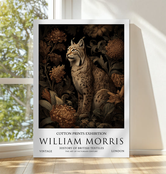 William Morris Lynx CANVAS WALL ART Picture Print