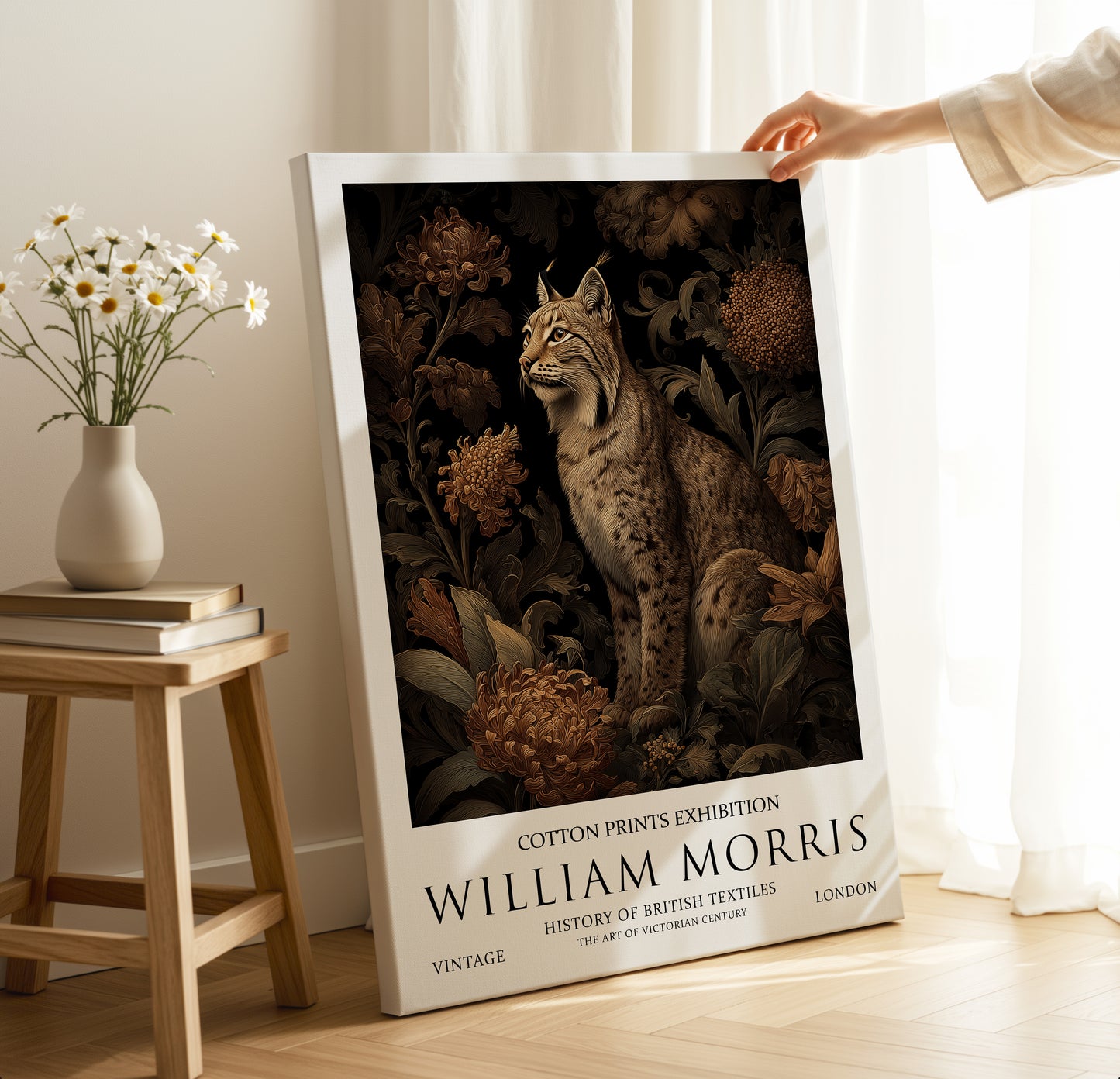 William Morris Lynx CANVAS WALL ART Picture Print