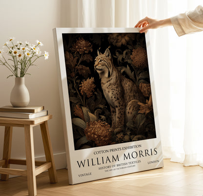 William Morris Lynx CANVAS WALL ART Picture Print