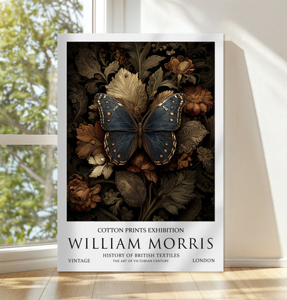 William Morris Butterfly CANVAS WALL ART Picture Print