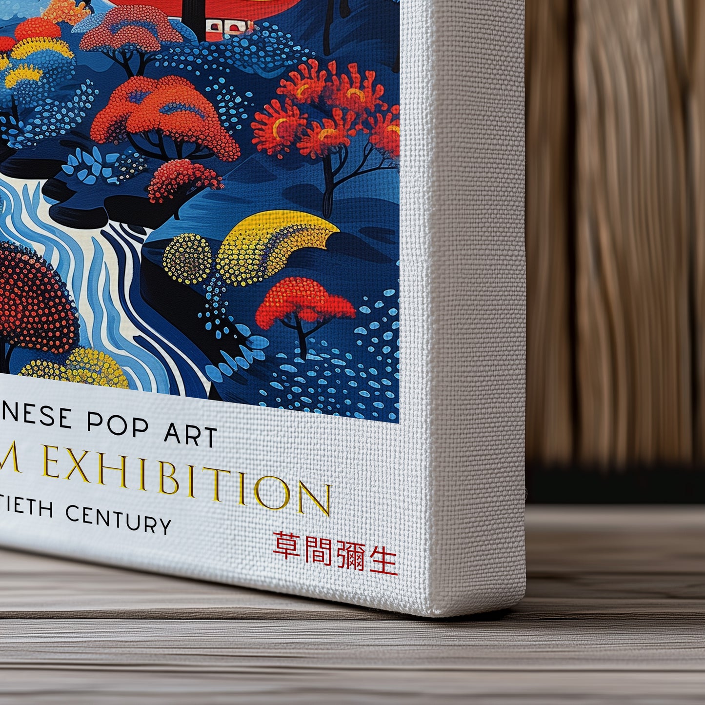 Japanese Pagoda Canvas Art – Sunset Scenic Forest Landscape Print