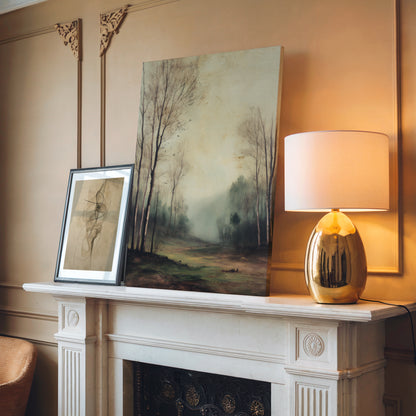 Autumn Landscape CANVAS ART Picture Print Rustic Decor