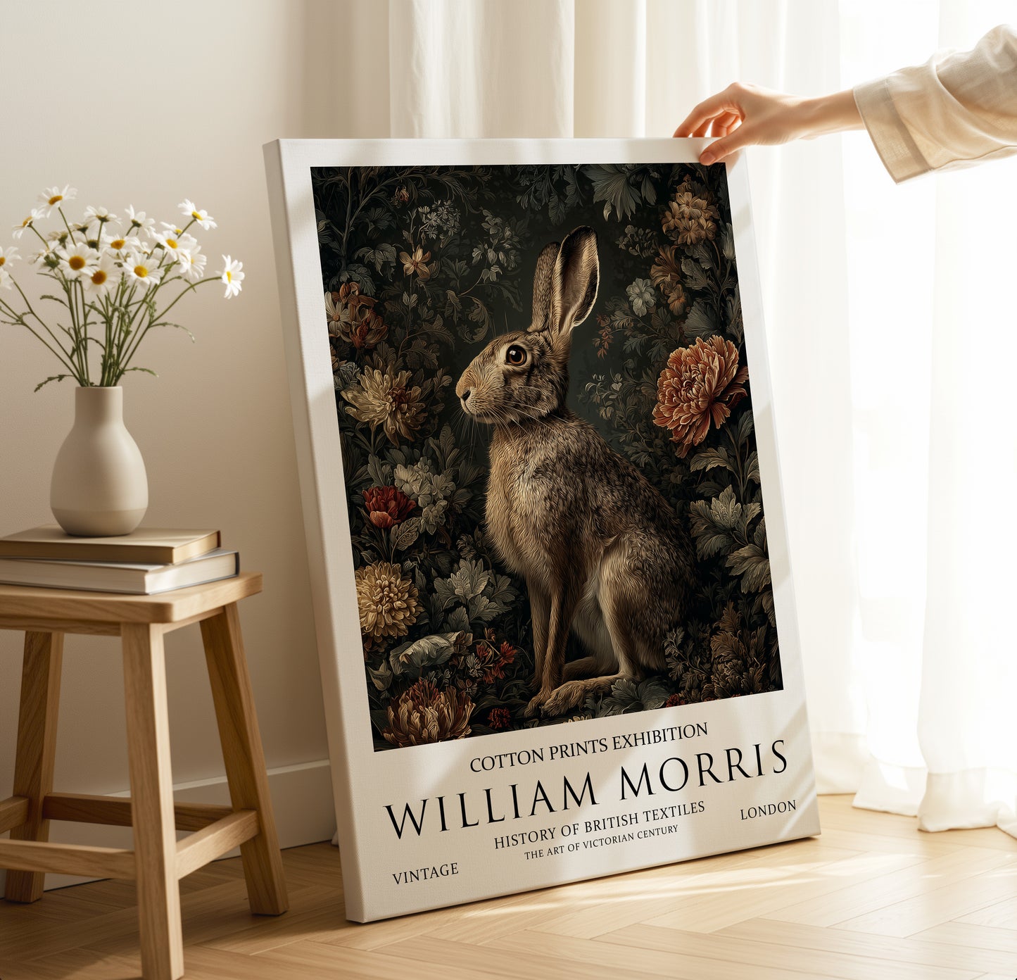 William Morris Hare CANVAS WALL ART Picture Print