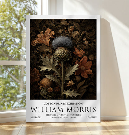 William Morris Thistle CANVAS WALL ART Picture Print