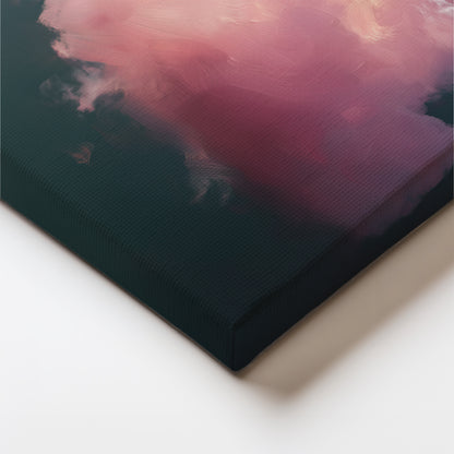 Cloud Canvas Print – Minimalist Wall Art - Maximalist Home Decor - Pink Cloud Poster