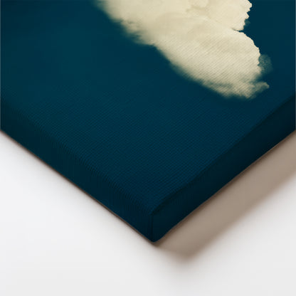 White Cloud Canvas Print – Minimalist Wall Art - Maximalist Home Decor