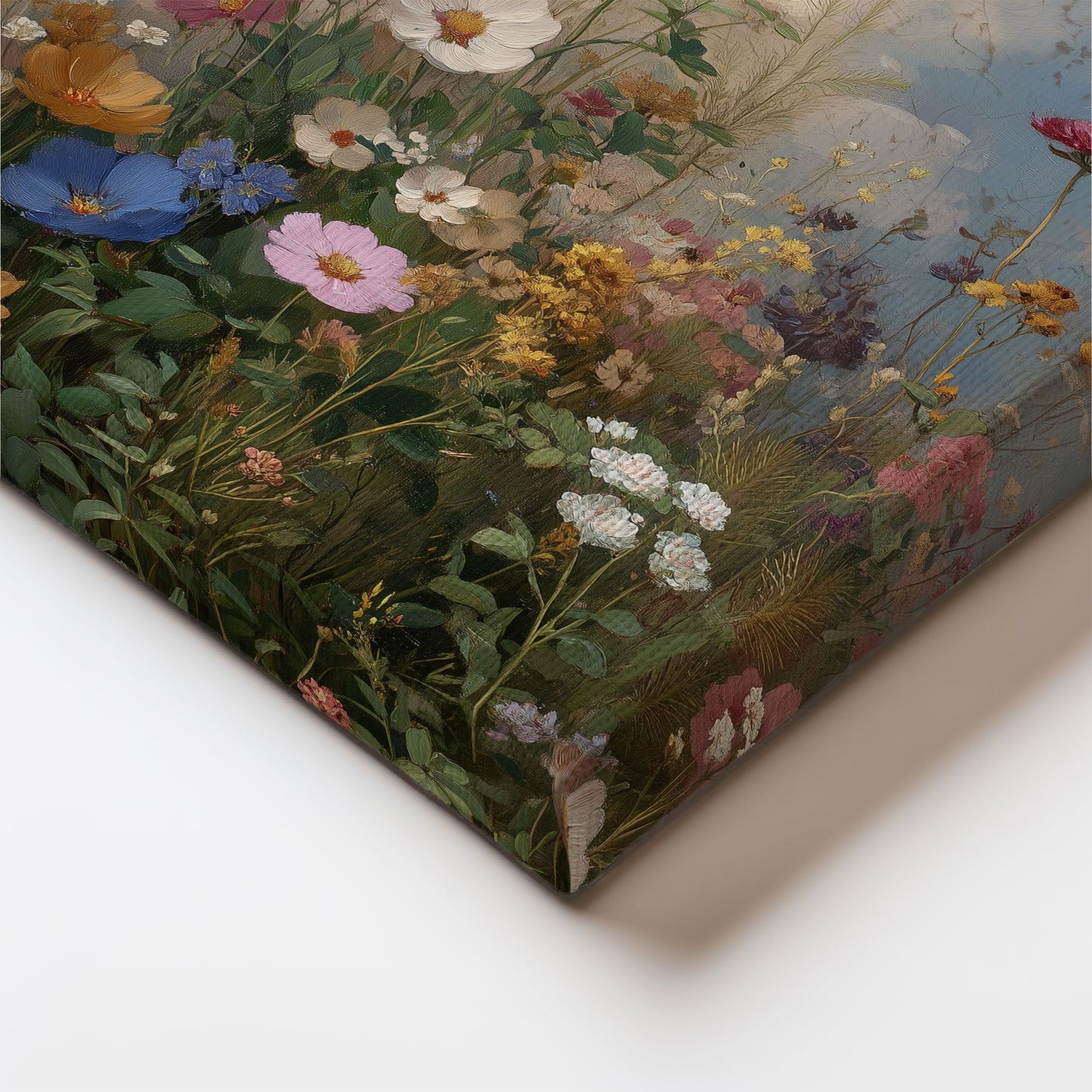 Pink Cloud Canvas Print – Minimalist Wall Art - Maximalist Home Decor - Wildflower Cloud Framed Canvas