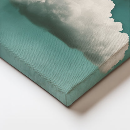 Cloud Canvas Print – Minimalist Wall Art - Maximalist Home Decor - Framed Canvas Print