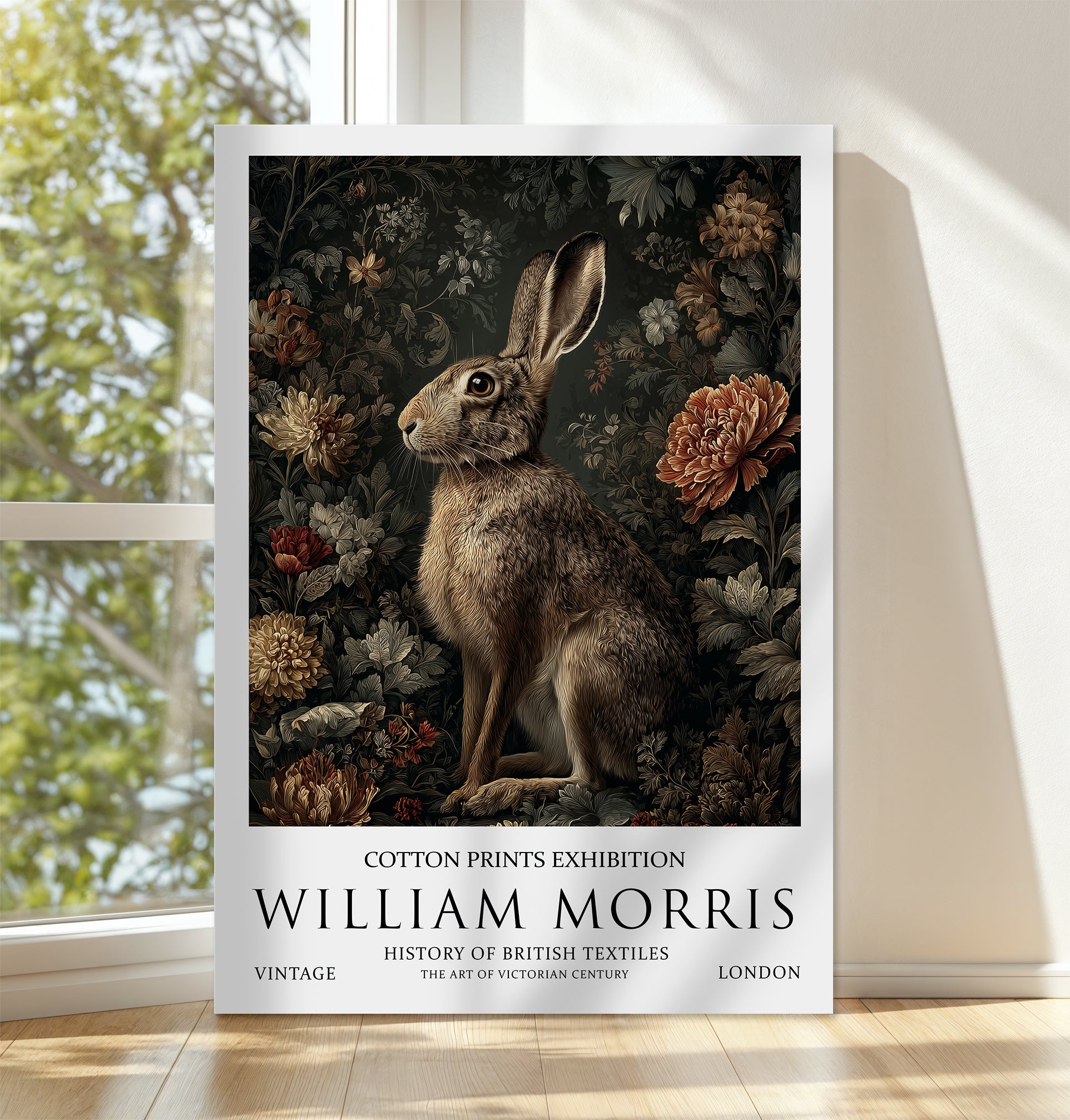 William Morris Hare CANVAS WALL ART Picture Print