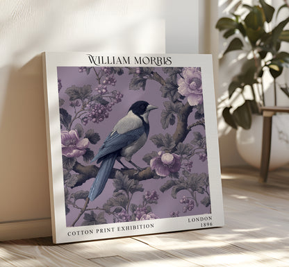 William Morris Canvas Print – Botanical Wall Art - Floral Exhibition Print - Magpie Framed Canvas