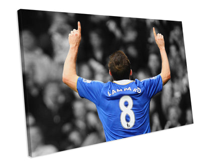 Frank Lampard Football Sport CANVAS WALL ART Box Framed Picture Print
