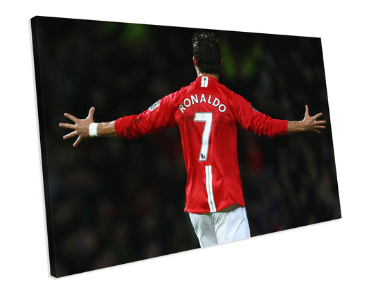 Cristiano Ronaldo Manchester United CANVAS WALL ART Picture Print