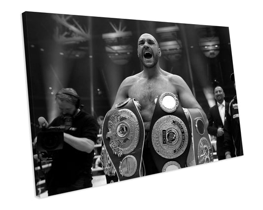 Tyson Fury World Champion 2015 Boxing CANVAS WALL ART Picture Print