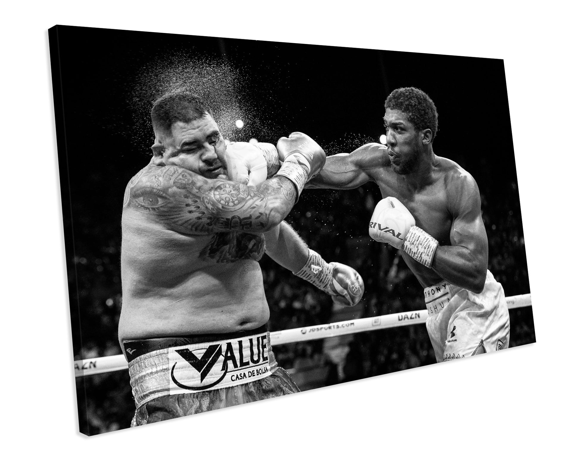 Anthony Joshua Boxing Sports CANVAS WALL ART Box Framed Picture Print