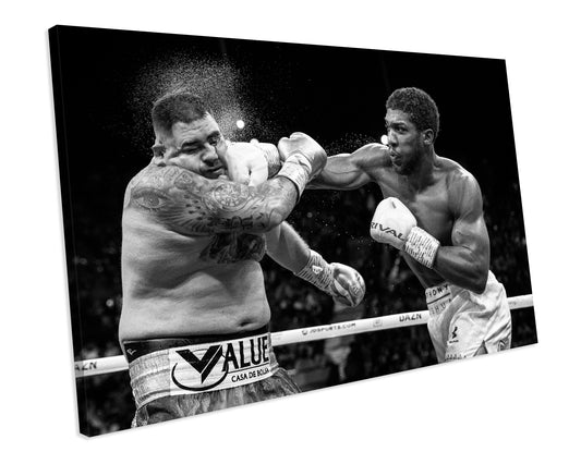 Anthony Joshua Boxing Sports CANVAS WALL ART Box Framed Picture Print