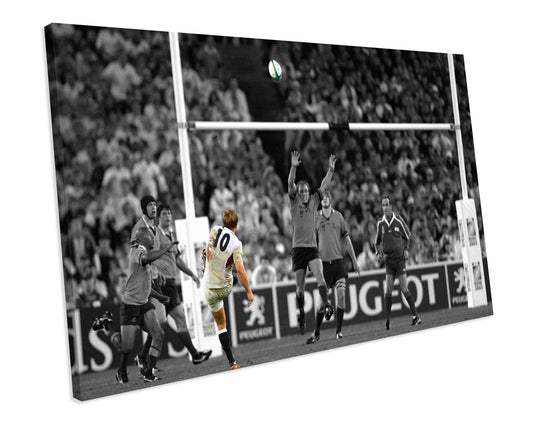 Jonny Wilkinsons Drop Kick Goal 2003 England Rugby CANVAS WALL ART Picture Print