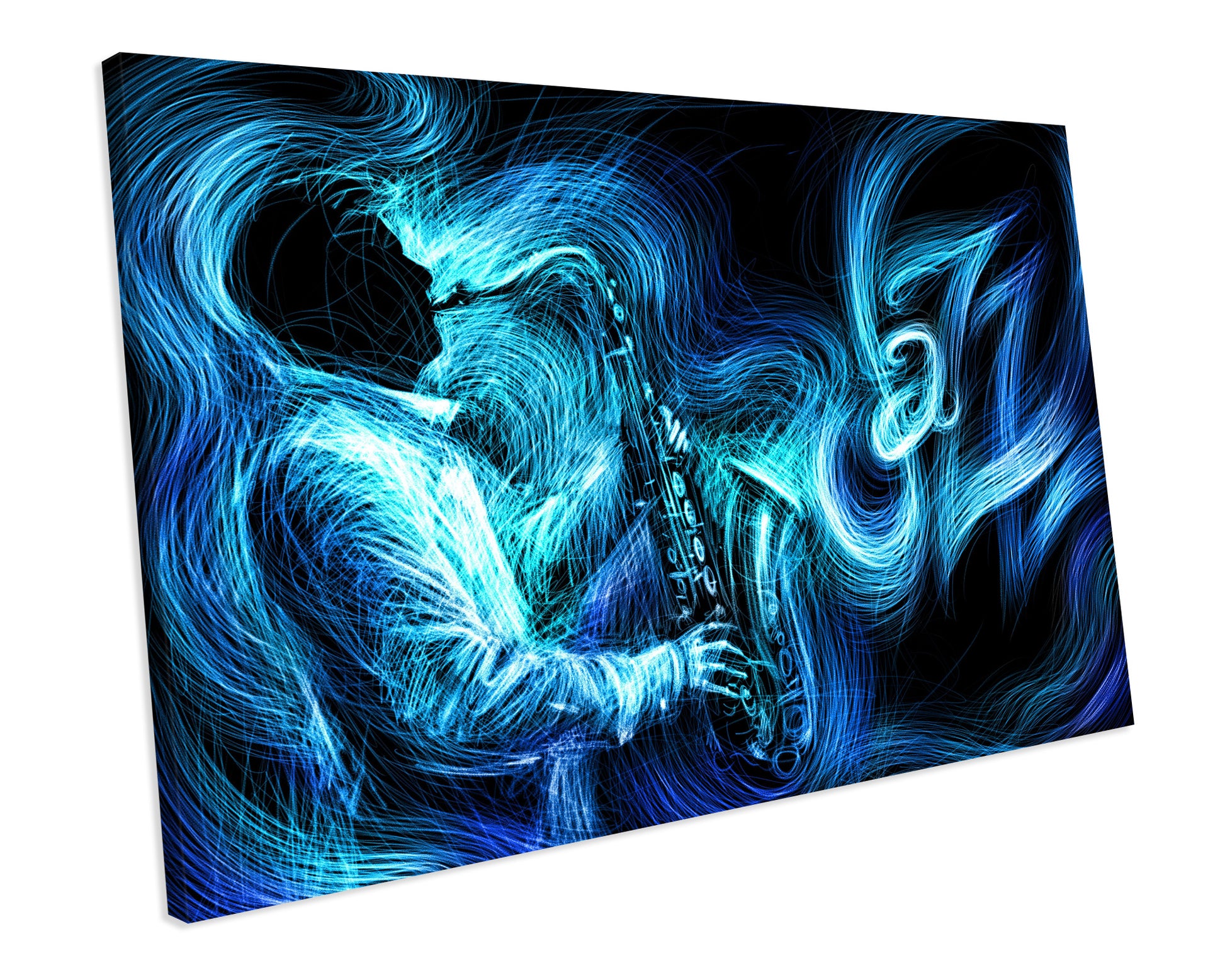 music style canvas print