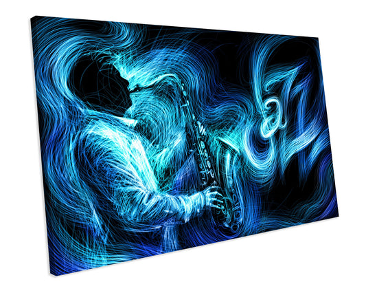 music style canvas print