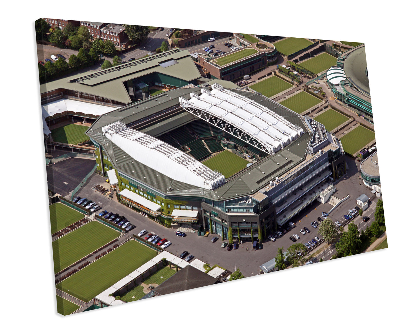Wimbledon Tennis Stadium Sport CANVAS WALL ART Box Framed Picture Print