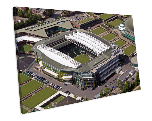 Wimbledon Tennis Stadium Sport CANVAS WALL ART Box Framed Picture Print