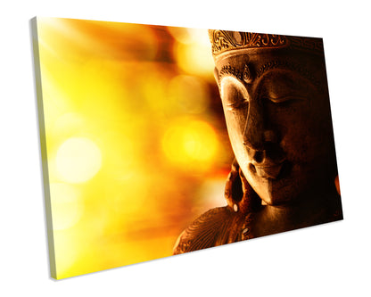 Buddha Zen CANVAS PRINT Box Framed Wall Art Picture
