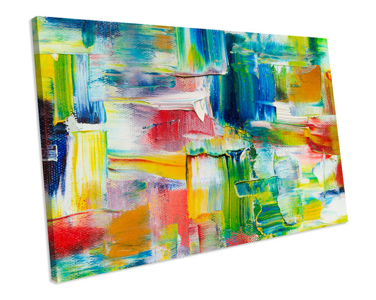 Colourful Painting Modern Abstract Canvas Artwork Print