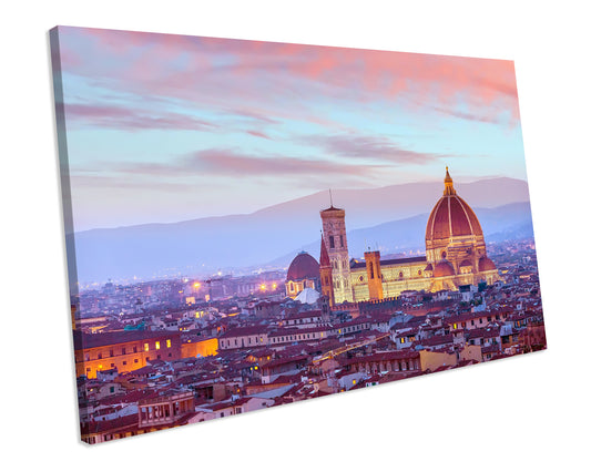 Santa Maria Del Fiore Florence Sunset CANVAS WALL ART Picture Framed