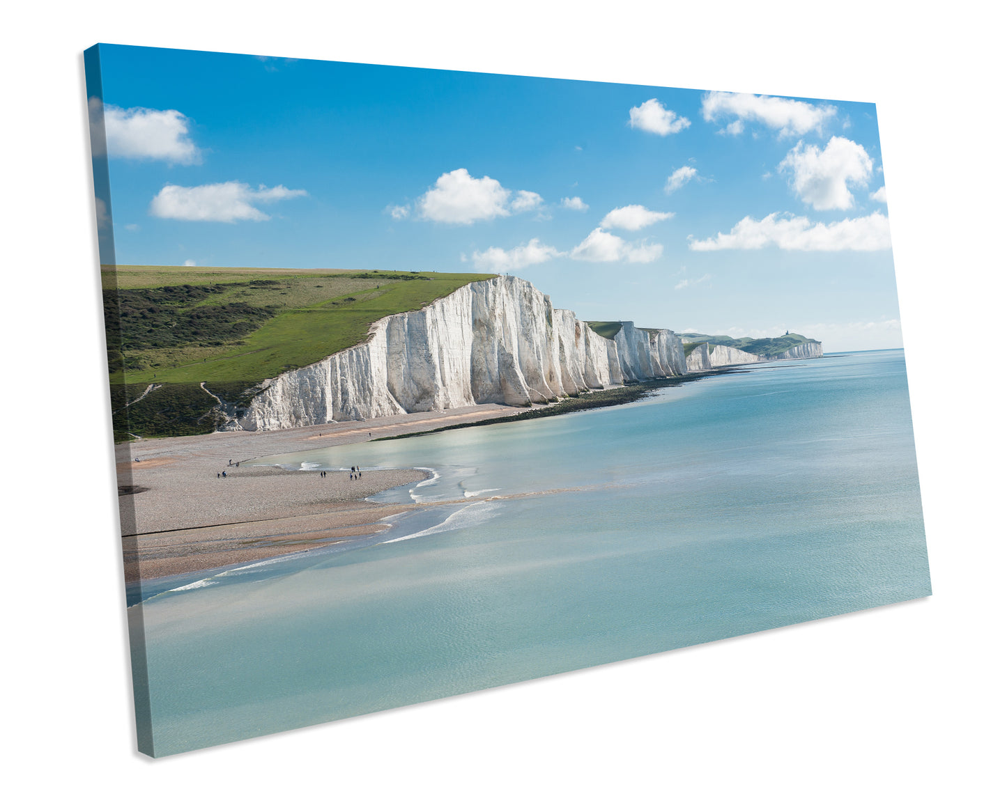 White Cliffs Of Dover Seascape CANVAS ART PRINT Box Framed Picture