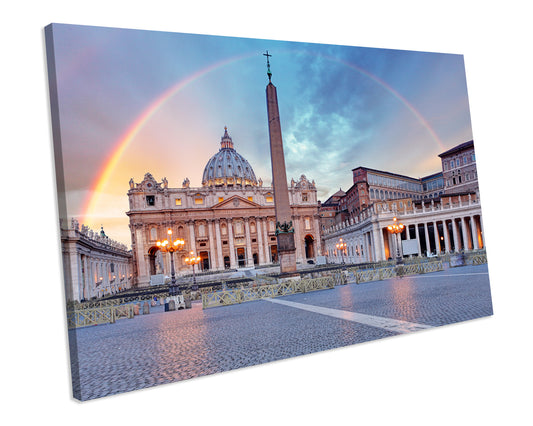City Vatican Italy Rome CANVAS WALL ART Print Framed Picture