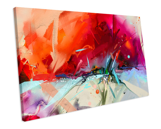 Landscape Abstract Painting Canvas Wall Art Print Framed Picture