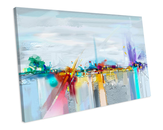 abstract landscape canvas print