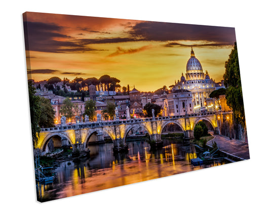 Vatican City Italy CANVAS ART Print Box Framed Picture