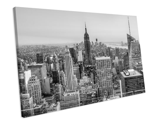 Black & White New York City CANVAS WALL ART Picture Print
