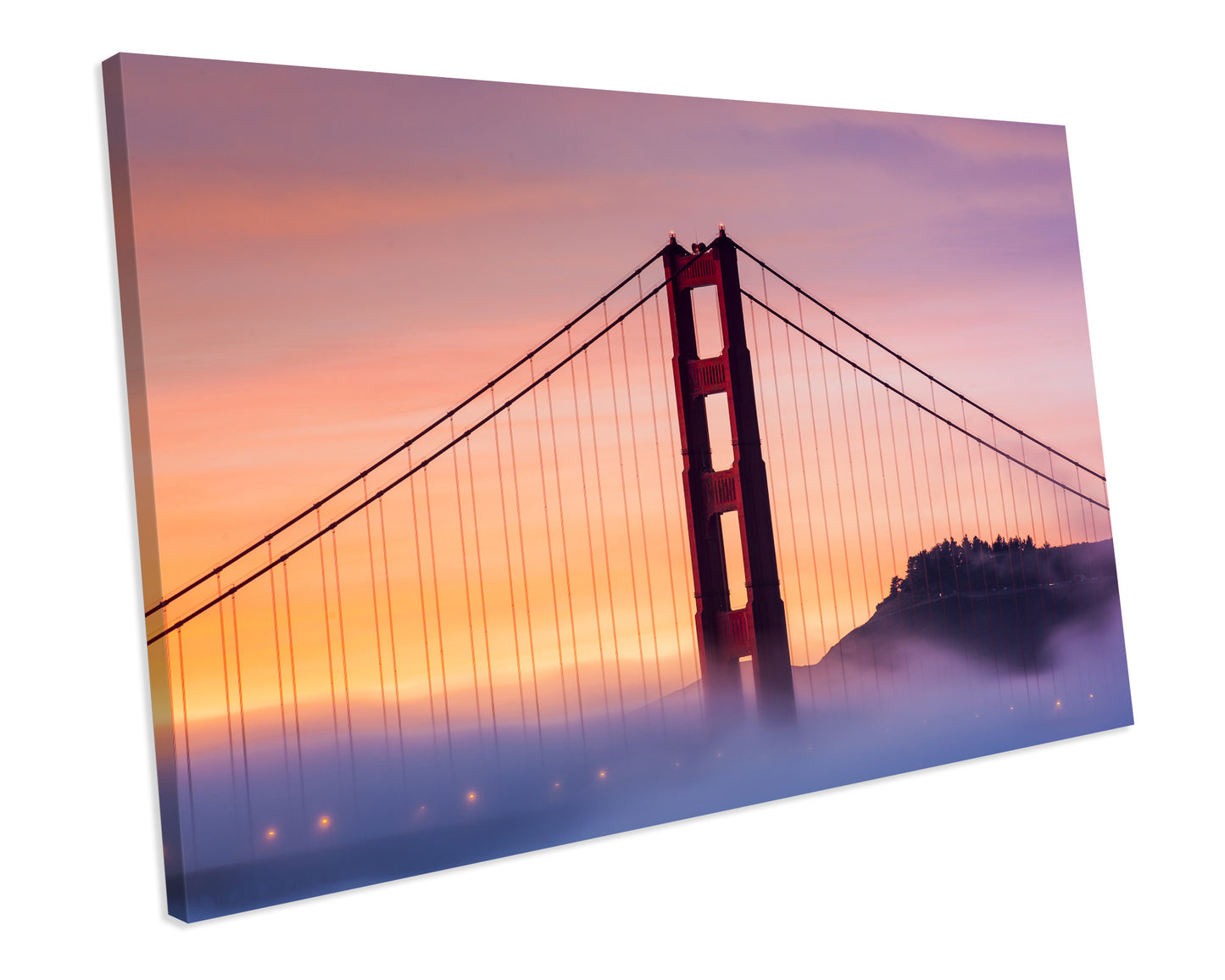 Golden Gate Bridge San Francisco California CANVAS WALL ART Picture Print