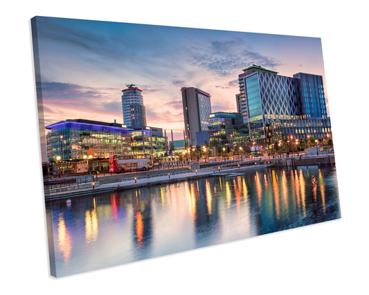 Media City Salford Keys Manchester CANVAS WALL ART Picture Print