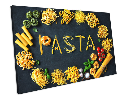 Pasta Italian Food Kitchen Canvas Art Print Framed Picture