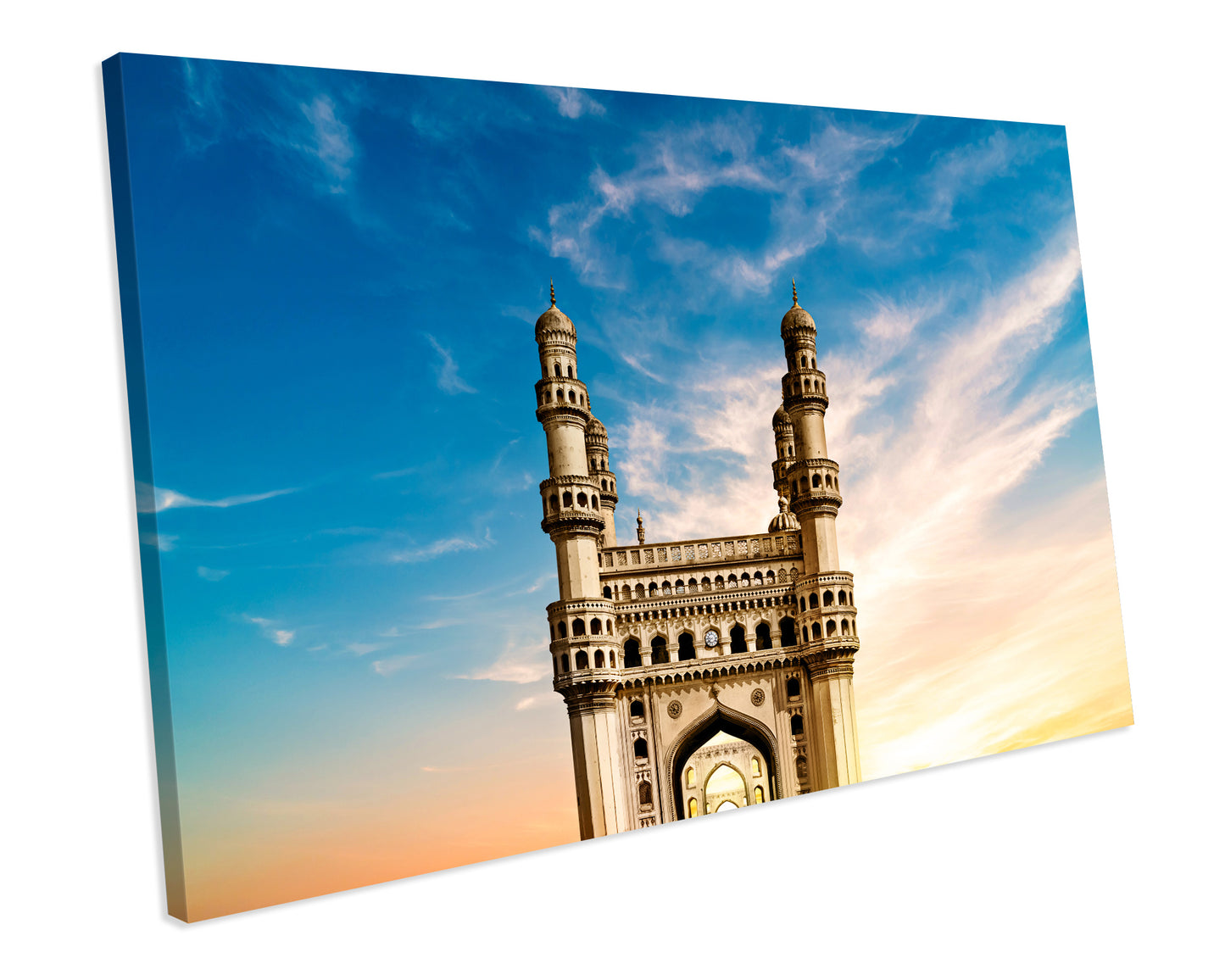 Charminar Hyderabad India Famous Landmark CANVAS WALL ART Box Framed Picture Print