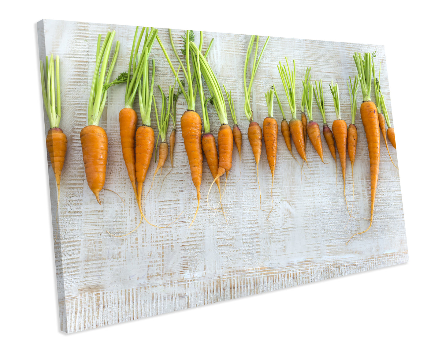 Carrots Kitchen Food Framed Canvas Print Wall Art