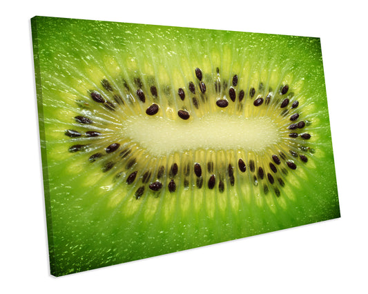 Kiwi Fruit Food Framed Canvas Print Wall Art
