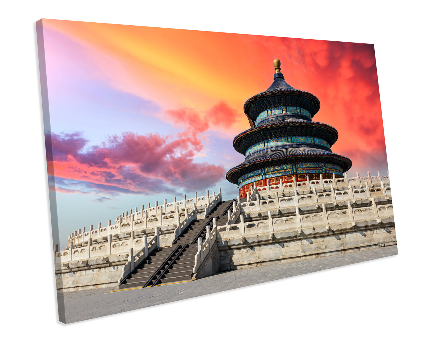 Temple Of Heaven Beijing China Landmark CANVAS WALL ART Box Framed Picture Print