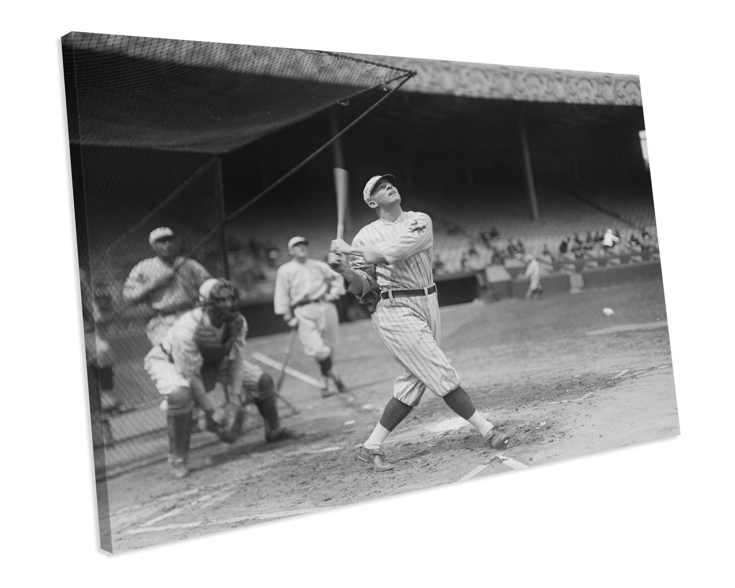 Royce Ross Major League Baseball 1920s Sport Icon CANVAS WALL ART Box Framed Picture Print