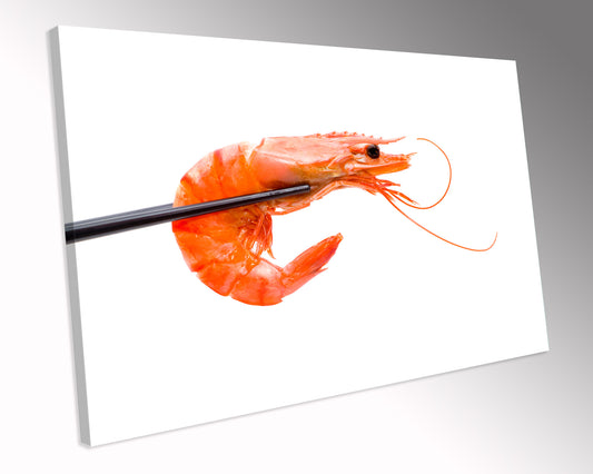 Sushi Chopsticks Crab Food Kitchen CANVAS WALL ART Box Framed Picture Print