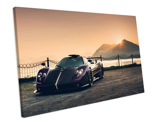 Pagani Zonda R Exotic Supercar CANVAS WALL ART Box Framed Picture Print