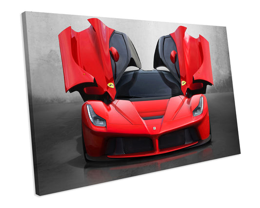 Ferrari Exotic Sports car CANVAS WALL ART Box Framed Picture Print