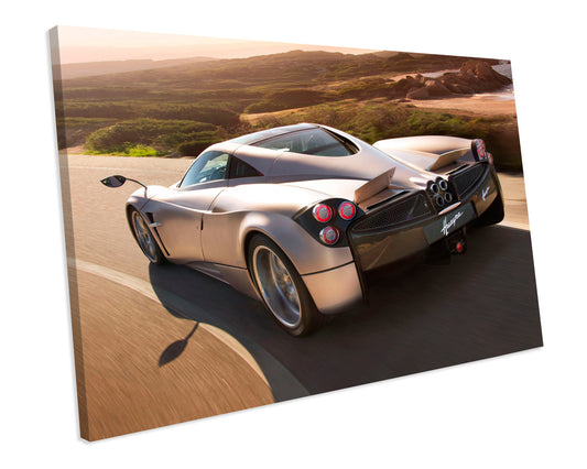 Pagani Exotic Sports Car CANVAS WALL ART Box Framed Picture Print