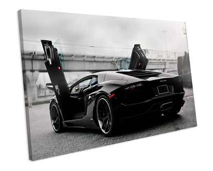Lamborghini Exotic Sports Car CANVAS WALL ART Box Framed Picture Print