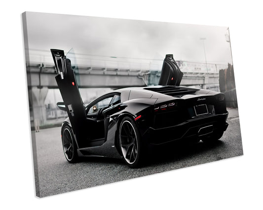 Lamborghini Exotic Sports Car CANVAS WALL ART Box Framed Picture Print